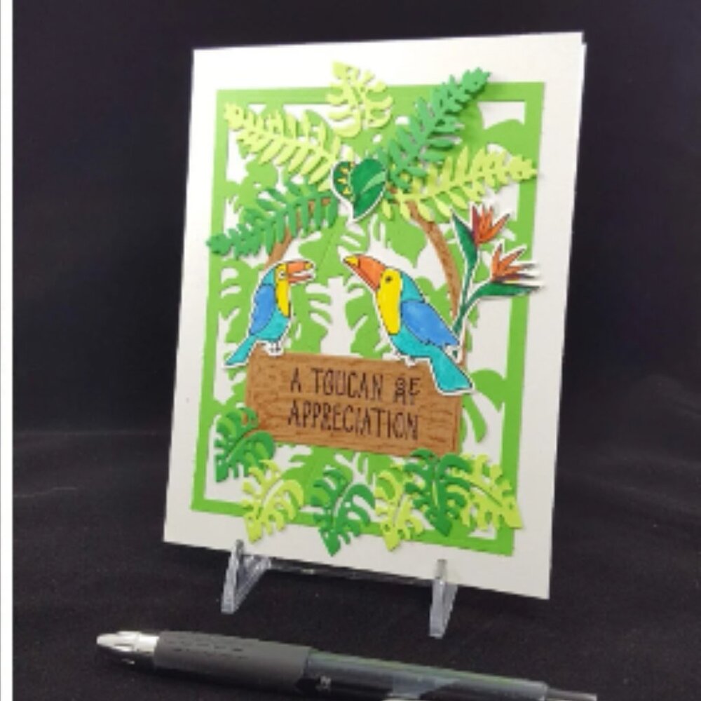 Toucan Note Card 'A Toucan of My Appreciation' Note Card‎ with Envelope
